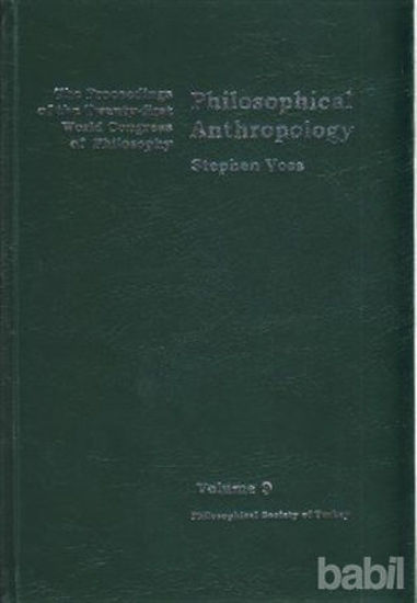 Picture of Volume 9: Philosophical Anthropology