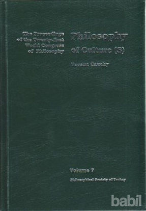 Picture of Volume 7: Philosophy of Culture(s)