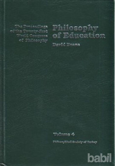 Picture of Volume 4: Philosophy of Education