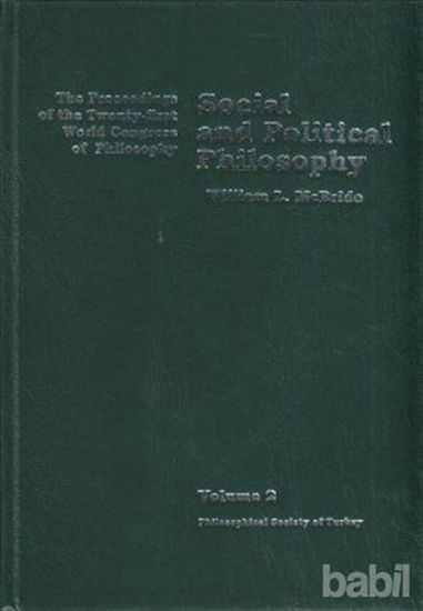 Picture of Volume 2: Social and Political Philosophy