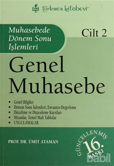 Picture of Genel Muhasebe Cilt: 2