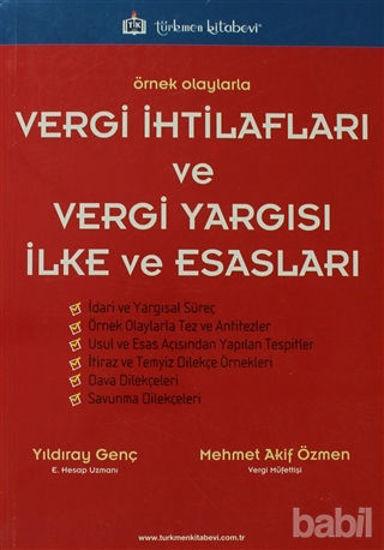 Picture of Örnek Olaylarla Vergi İhtilafları ve Vergi Yargısı İlke ve Esasları