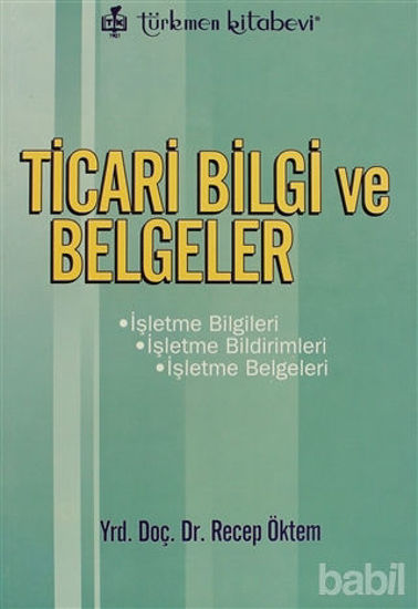Picture of Ticari Bilgi ve Belgeler