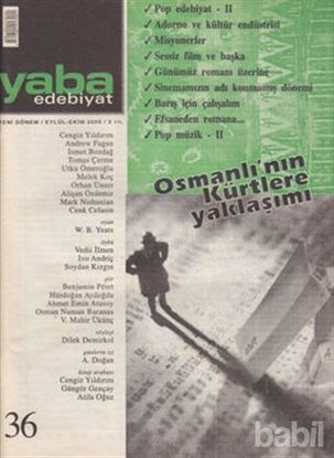 Picture of Yaba Edebiyat Dergisi Sayı: 36
