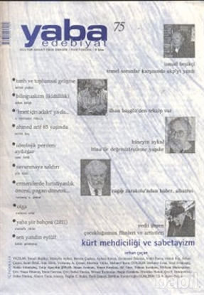 Picture of Yaba Edebiyat Dergisi Sayı: 75