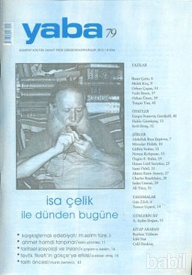 Picture of Yaba Edebiyat Dergisi Sayı: 79