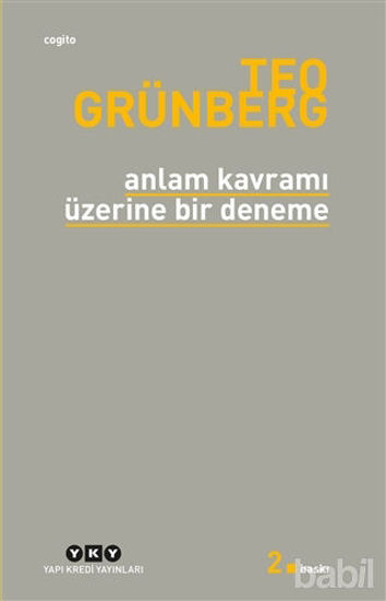 Picture of Anlam Kavramı Üzerine Bir Deneme