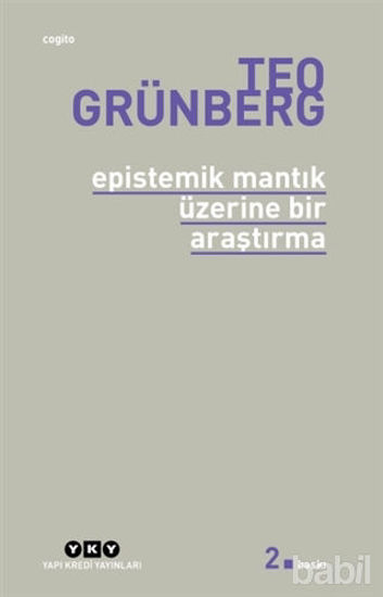 Picture of Epistemik Mantık Üzerine Bir Araştırma