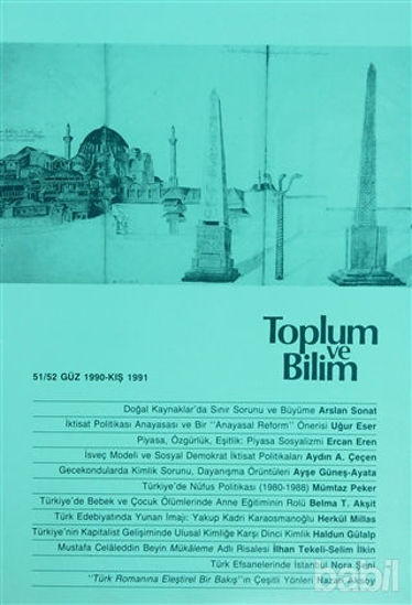 Picture of Toplum ve Bilim 51/52