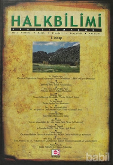 Picture of Halkbilimi Araştırmaları 3. Kitap