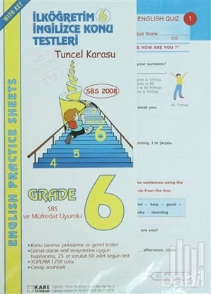 Picture of İlköğretim İngilizce Konu Testleri 6 / English Practice Sheets