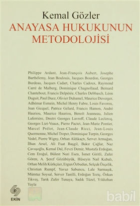 Picture of Anayasa Hukukunun Metodolojisi