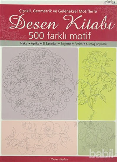 Picture of Çiçekli, Geometrik ve Geleneksel Motiflerle Desen Kitabı