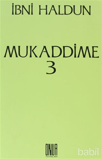 Picture of Mukaddime Cilt: 3