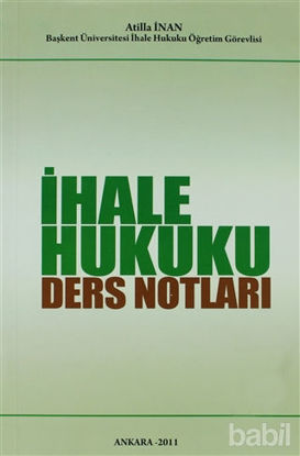 Picture of İhale Hukuku Ders Notları