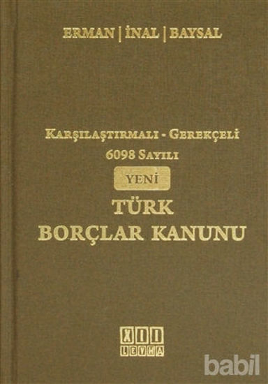 Picture of Karşılaştırmalı-Gerekçeli 6098 Sayılı Yeni Türk Borçlar Kanunu