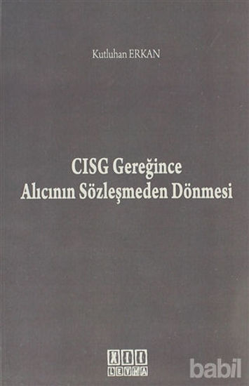 Picture of CISG Gereğince Alıcının Sözleşmeden Dönmesi