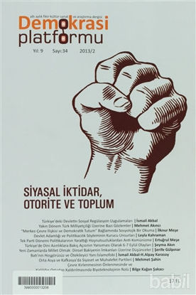 Picture of Siyasal İktidar, Otorite ve Toplum - Demokrasi Platformu Sayı: 34