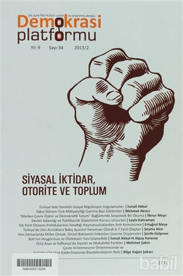Picture of Siyasal İktidar, Otorite ve Toplum - Demokrasi Platformu Sayı: 34