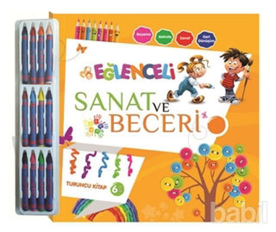Picture of Eğlenceli Sanat ve Beceri Turuncu Kitap (6 Yaş, Kalem Hediyeli)