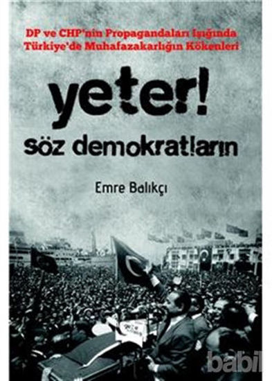 Picture of Yeter! Söz Demokratların