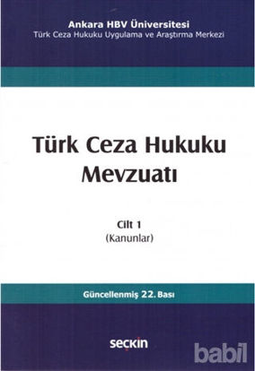Picture of Türk Ceza Hukuku Mevzuatı Cilt: 1