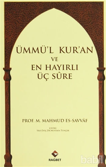 Picture of Ümmü'l Kur'an ve En Hayırlı Üç Sure