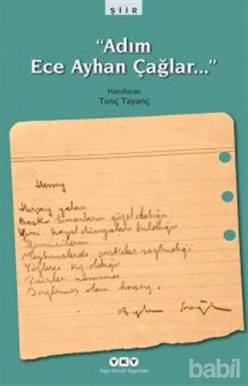 Picture of Adım Ece Ayhan Çağlar…