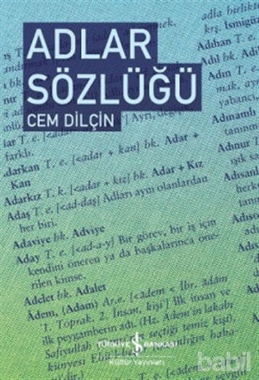 Picture of Adlar Sözlüğü