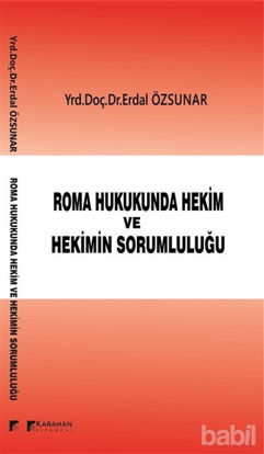 Picture of Roman Hukukunda Hekim ve Hekimin Sorumluluğu