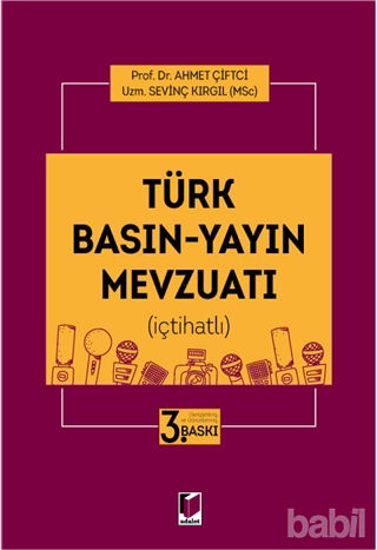 Picture of Türk Basın - Yayın Mevzuatı (İçtihatlı)