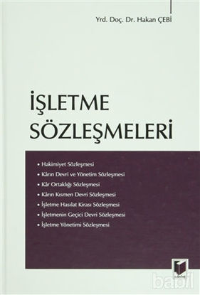 Picture of İşletme Sözleşmeleri