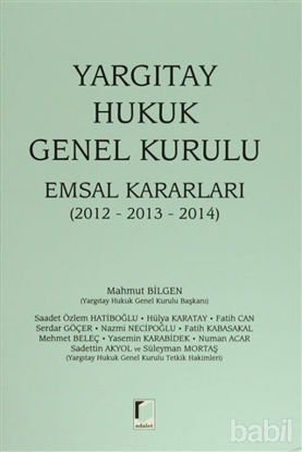 Picture of Yargıtay Hukuk Genel Kurulu Emsal Kararları
