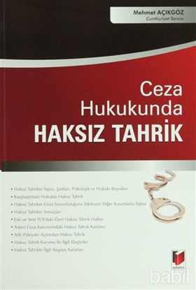Picture of Ceza Hukukunda Haksız Tahrik