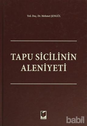 Picture of Tapu Sicilinin Aleniyeti