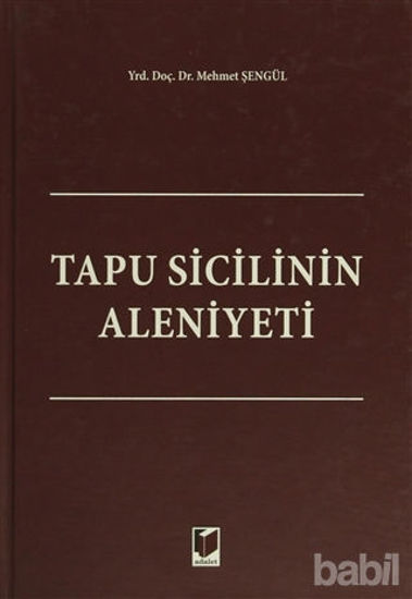 Picture of Tapu Sicilinin Aleniyeti
