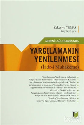 Picture of Medeni Usul Hukukunda Yargılamanın Yenilenmesi