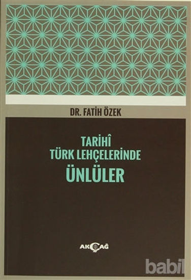 Picture of Tarihi Türk Lehçelerinde Ünlüler