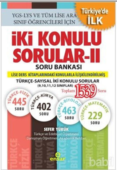 Picture of İki Konulu Sorular - 2 Soru Bankası