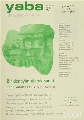 Picture of Yaba Edebiyat Dergisi Sayı: 91
