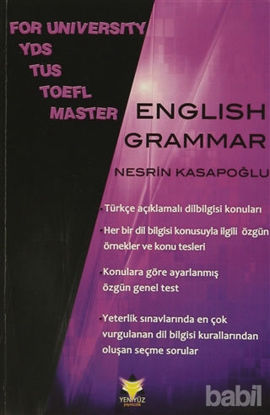 Picture of For University YDS TUS TOEFL Master English Grammar
