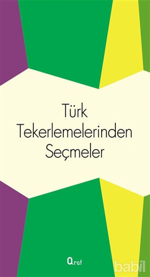 Picture of Türk Tekerlemelerinden Seçmeler