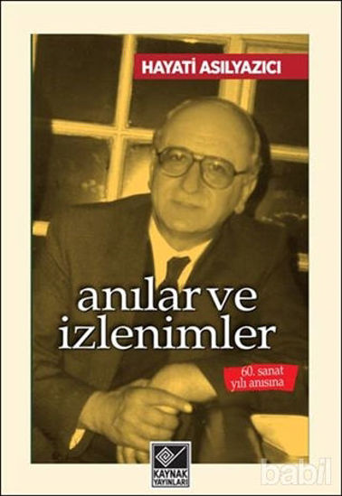 Picture of Anılar ve İzlenimler