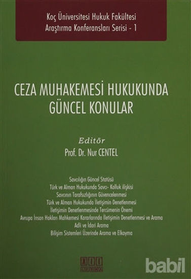 Picture of Ceza Muhakemesi Hukukunda Güncel Konular