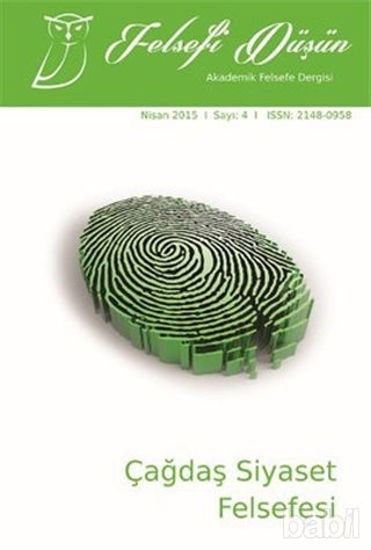 Picture of Felsefi Düşün Akademik Felsefe Dergisi Sayı : 4