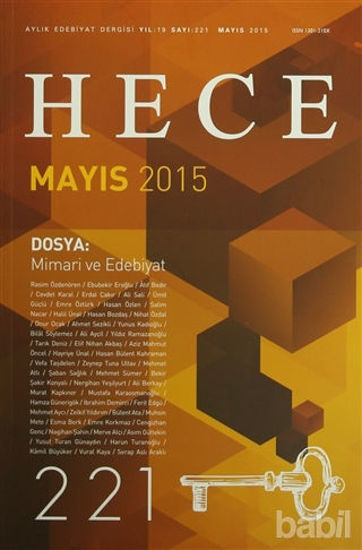 Picture of Hece Aylık Edebiyat Dergisi Sayı: 221 - Mayıs 2015