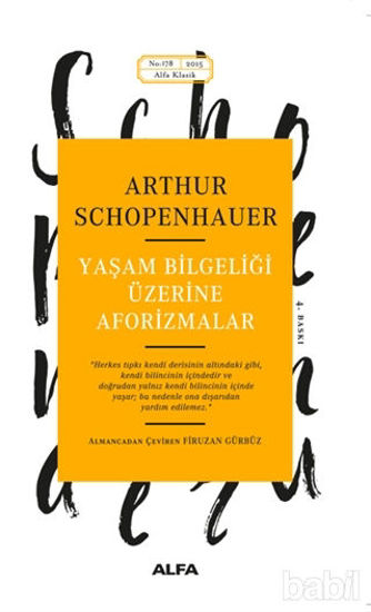 Picture of Yaşam Bilgeliği Üzerine Aforizmalar