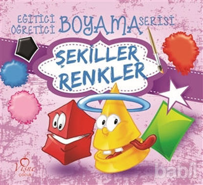 Picture of Şekiller Renkler - Eğitici Öğretici Boyama Serisi