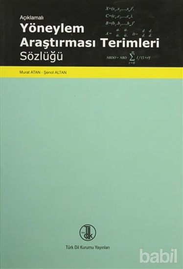 Picture of Açıklamalı Yöneylem Araştırması Terimleri Sözlüğü