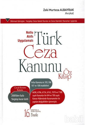 Picture of Notlu Atıflı Uygulamalı Türk Ceza Kanunu Öz Kitap